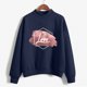 thumbnail image 2 of Gibobby Sudaderas para mujer Sudadera de manga larga con estampado gráfico de letras y cuello redondo para mujer(Marina,M), 2 of 3