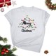 thumbnail image 1 of Blusas para las Mujeres Casual, Navidad Impresión Cuello Redondo Blusa de Moda, Fiesta de Fiesta Camiseta Top, 1 of 1