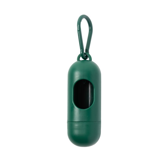 Cápsulas para pastillas para perros, bolsa para recoger excrementos, caja de almacenamiento portátil, dispensador de bolsas de basura LED para mascotas
