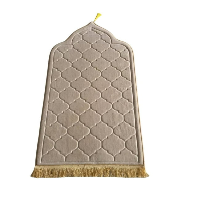 PENGXIANG Tapis de Prière Musulman à Relief, Résistant aux Couleurs et Lavable, Tapis de Prière pour Protéger Efficacement les Genoux