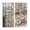 Beige, variant on White Branches Kitchen Curtains 84 Inch Length, Brown Beige Wooden Grain Grommet Top Bedroom Living Room Curtains, Light Filtering Cafe Curtain Drapes 2 Panels Set 84''x84''