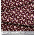 thumbnail image 3 of Soimoi Cotton Poplin Fabric Artistic Floral Decor Fabric Printed Yard 56 Inch Wide, 3 of 3