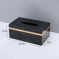 thumbnail image 3 of Caja de pañuelos perfecl Soporte de mármol Estuche de tejido, 3 of 8
