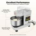 thumbnail image 4 of 750W Commercial Food Mixer Dual Rotating Dough Kneading Machine Stainless Steel, 4 of 11