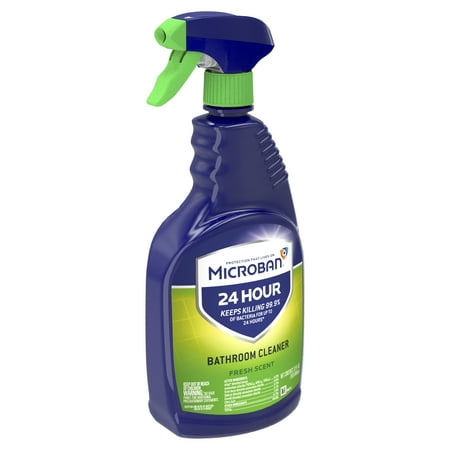 Microban 24 Hour Bathroom and Sanitizing Cleaner, Fresh, 32 fl oz