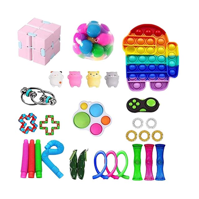 29pcs Pack Fidget Toys Conjunto de juguetes sensoriales Antistress Relief Fidget Toys ZefeiWu 8390615403900