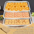 thumbnail image 4 of 200 Pcs Tapis de Séchage pour Récolte, Tapis de Cuisson Antiadhésifs, Papier Parchemin Jetable Compatible avec les Plateaux de Séchage (Moyen - 17 Pouces x 6.8 Pouces), 4 of 8