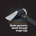 thumbnail image 4 of Pro IsoCore Splitting Maul and Stainless Steel Axe, Wood Splitting Maul, IsoCore Shock Reduction & Forged Steel Head, 6 lb, 36”, Black/Orange, 4 of 10