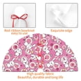 thumbnail image 7 of Cauagu 30" Christmas Tree Skirt Cute Rabbit Pattern Christmas Tree Decorations Tree Mat for Xmas Decorations Occasion Holiday Home Decor -30", 7 of 7