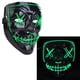 thumbnail image 4 of Accesorio de máscara de iluminación de alambre aterrador de payaso para disfraz de Halloween Cosplay Partygreen, 4 of 8