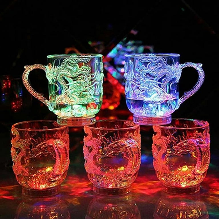 Dream Lifestyle Flash Light Up Cup, Plastic Shot Glasses Fun Cups, LED  Drinking Blinking Barware for Bar Night Club Birthday Party Christmas  Graduation Party 