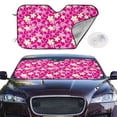 thumbnail image 2 of Balery Vintage Flowers Print Car Windshield Sun Shade,Windshield Sunshade for Car Pickup Truck SUV Accessories-Small, 2 of 7
