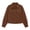 Brown#womens corduroy button down shirt, variant on Womens Corduroy Shirts Long Sleeve Casual Button Collared Shackets with Pockets Comfy Soft Solid Color Blouse 2026 Army Green,XL