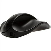 hippus m2ub-lc wireless light click handshoe mouse (right hand, medium, black)
