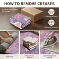 thumbnail image 5 of KoshiMe 8'x10' Floral Area Rug, Machine Washable Non-Slip Soft Low Pile Stain-Resistant Boho Flower Indoor Rug for Living Room Bedroom Dining Room, Purple Pink, 5 of 9
