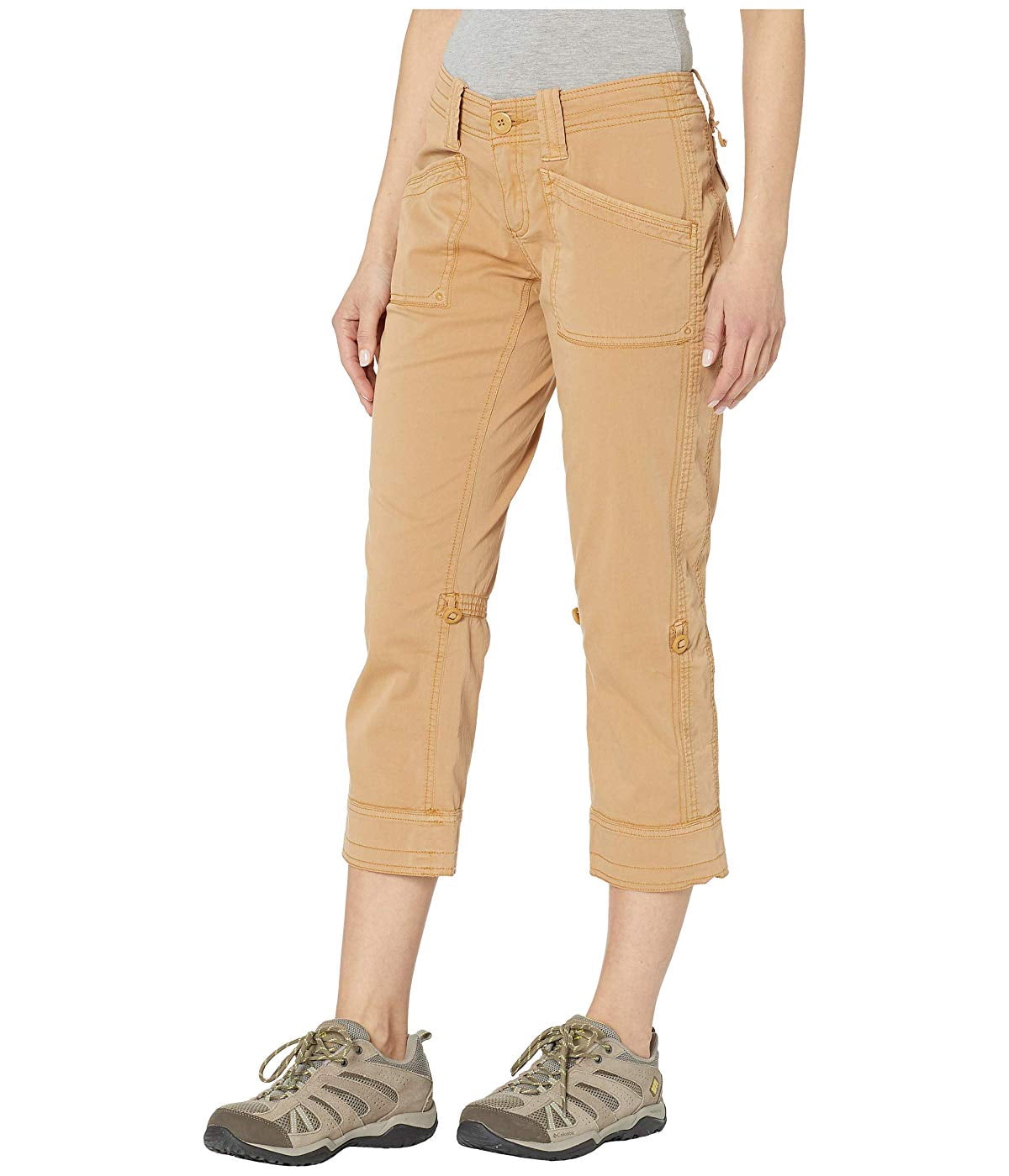 Aventura Clothing Arden V2 Capris Iced Coffee - Walmart.com