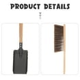 thumbnail image 6 of Bbq Tools Fireplace Shovel Coal-ash Shovel Fireplace Cleaning Set Metal Wrought Iron Wooden, 6 of 6