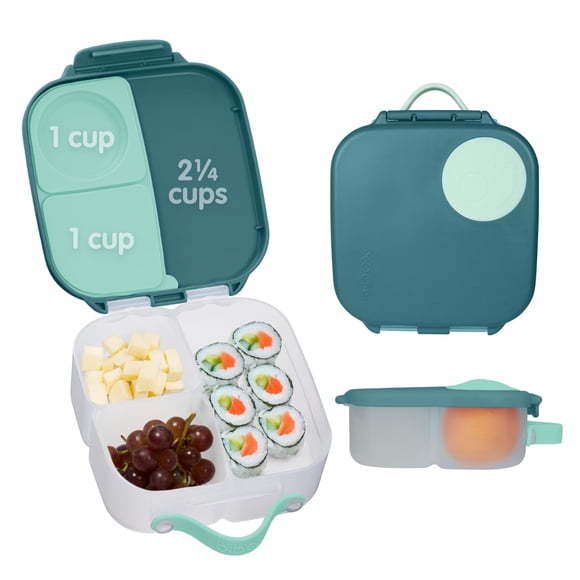 Lonchera b.box Mini para niños con 2 compartimentos a prueba de fugas