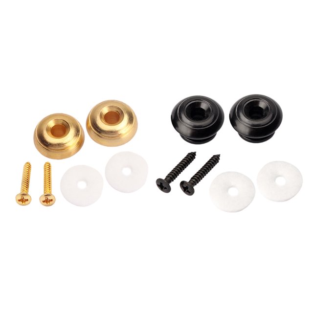 Conjunto de tirarere Seta Cerradura CUTICAT Correa de la cabeza de la seta de la guitarra para Ukelele Perillas de Mandolina Guitarra Bass Material Hierro