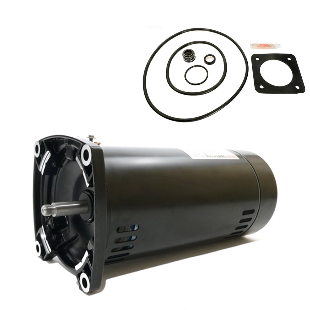 A.O. Smith B2854 1.5HP Pool/Spa Motor - Square Flange, Up