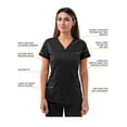 thumbnail image 3 of Adar Pro Movement Booster Scrub Set For Women - Sweetheart V-Neck Scrub Top & Yoga Jogger Scrub Pants, 3 of 7