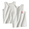 thumbnail image 2 of HAOTAGS Girls 2pc Tank Tops Sleeveless Round Neck Camisole Gray 4 Years, 2 of 3