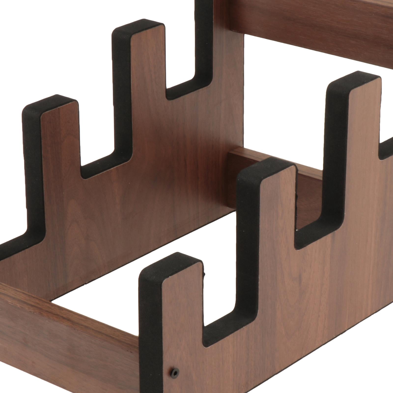 JWQFBC Electric Guitar Stand Front Display Instrument Holder Storage Wooden Guitar Rack