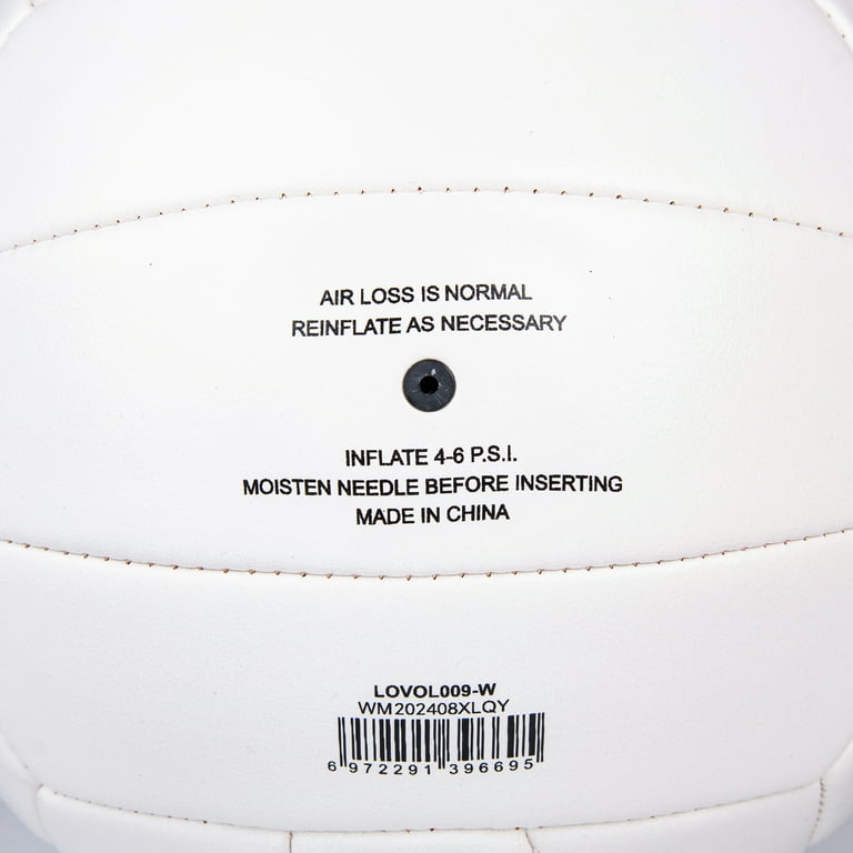 Athletic Works Size 5 Volleyball White Soft Synthetic