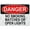 Warning Sign 3, variant on Metal Hanging Plate Horizontal Sign NO SMOKING MATCHES OR OPEN LIGHTS, Waterproof, Fade and Scratch Resistant, safety signs, equipment Warning signs, etc - DANGER SIGN Style 30x40cm