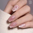 thumbnail image 6 of 5-Color Cat Eye Press On Nails with Elegant Shimmer Design for At-Home Manicure Long Lasting Wear, 6 of 9