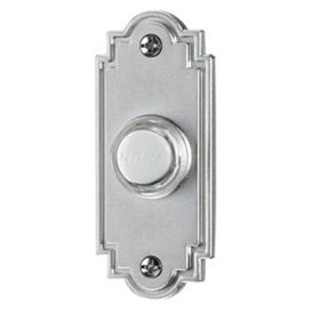 Broan-Nutone PB15LSN Lighted Flat Pushbutton, Satin Nickel