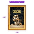thumbnail image 5 of Happy New Year German Shorthaired Pointer Welcome 2025 Balloon Firework Party Acrylic Plaque with Wood Photo Frame Box GSP Lover Dog Gift Light Box - 01014, 5 of 5