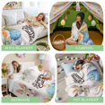 thumbnail image 6 of Throw Blanket Fleece Throw Blanket 40x50in, Farmhouse Easter Rabbit Egg Soft Lightweight Bed Blankets Spring Blossom Flower Fuzzy Couch Blankets for All Season, 6 of 9