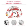 thumbnail image 5 of Kll Fire Truck Pattern Shower Cap & Bath Cap For Women,Reversible Oversized Waterproof Shower Caps For All Hair Lengths,Elastic Reusable Bathing Hair Cap, 5 of 9
