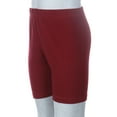 thumbnail image 3 of Ola Mari Unisex Kids Biker Shorts , 2, Burgundy, 3 of 4