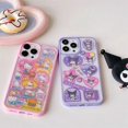 thumbnail image 2 of Sanrio Hello Kitty Kuromi Cartoon Phone Case For iPhone 15 14 13 12 11 Pro Max XR XS 8 Plus Y2K Cute Soft Back Cover Pink Girl FGS, 2 of 6