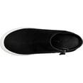 thumbnail image 4 of Women's Aerosoles Zirah Ankle Bootie Black Faux Suede Fabric 12 M, 4 of 5