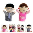 thumbnail image 2 of Linaichen Plush Hand Doll Family Hand Puppet Set for Storytelling & Teaching - 2 Plush Characters, 2 of 8