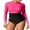 Red, variant on Sociala Womens Gradient Rash Guard UPF 50+ Swim Shirts Surfing Top with Thumb Hole