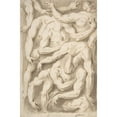 thumbnail image 2 of Giacomo Franco 17x24 Black Ornate Framed Double Matted Museum Art Print Titled: Studies of Arms, Shoulders and Hands (1548-1628), 2 of 5