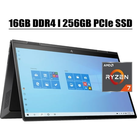 HP Envy X360 2 in 1 2020 Premium Laptop I 15.6" FHD IPS Touchscreen I AMD Hexa-Core Ryzen 5 4500U I 16GB DDR4 256GB PCIe SSD I Alexa Backlit Fingerprint Webcam HDMI USB-C Win 10