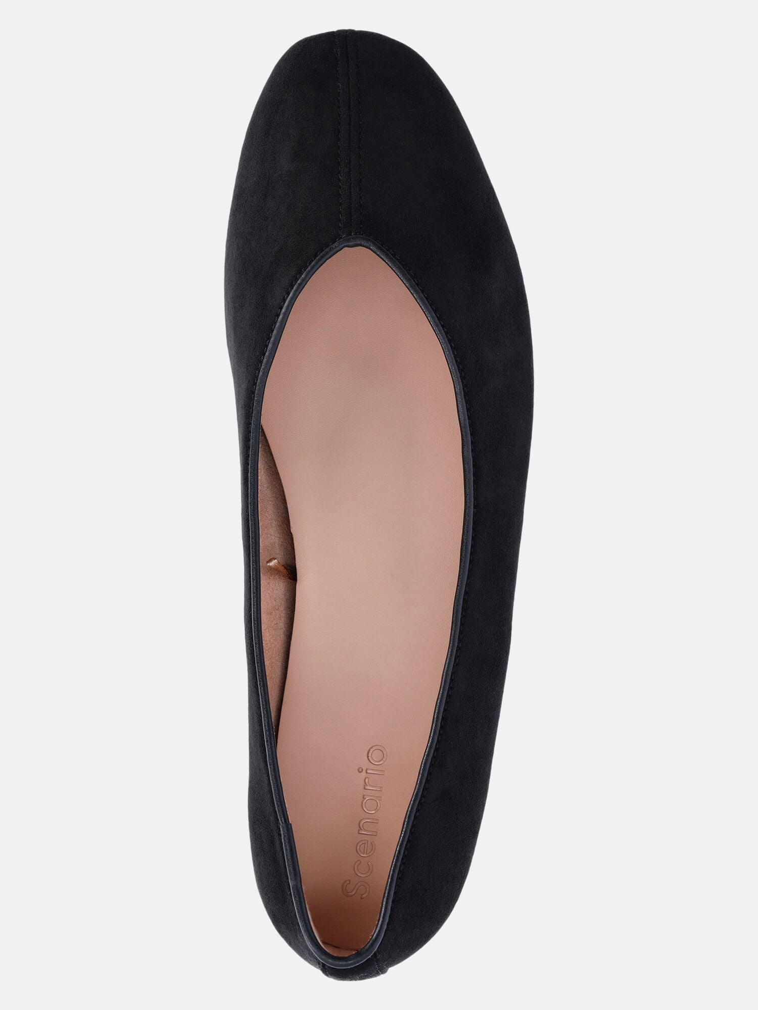 Scenario Women's Faux Suede Ballet Flats