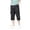 Black, variant on Men's Shorts, Men's Over The Knee Shorts Elasticated Pocket Slacks 8 Mens Shorts Black L