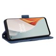 thumbnail image 5 of Case for OnePlus Nord N100 Cover Adjustable Detachable Card Holder Magnetic closure Leather Wallet Case - Blue, 5 of 5