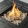 thumbnail image 3 of AJ Enjoy 34" Rectangular Black 50,000 BTU Propane Gas Fire Pit Table & Patio Heater w/ Hideaway Tank Seat, 3 of 11