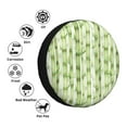 thumbnail image 4 of Naloa Bamboo Stems And Leaves PVC Leather Spare Tire Wheel Cover Spare Tire Cover, for Car Truck SUV Camper Trailer Universal Fit(14-17in)-14 inch, 4 of 6