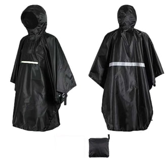 totes Adult Rain Poncho, Lightweight EVA Fabric, Hooded Design