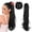 Black, variant on Hair Extension Ponytail Long Clip Synthetic Wavy Straight Hairpieces Daily Use Clip In Wig for Women