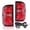 Red Lens(w/ Wiring Harness), variant on PIT66 1Pair Clear Lens Chrome Housingh Rear Tail Light Lamp w/Wiring Harness Fit for Chevy Silverado 1500 2014-2018/Silverado 1500 LD 2019 /Silverado 2500 HD 3500 HD 2015-2019