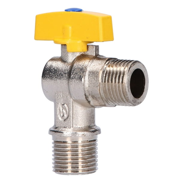 Válvula De Gas Natural G1/2, Rosca Macho, Piezas De Accesorios De Válvula De Parada De ángulo De Galvanoplastia